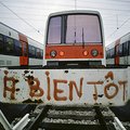Prie Prancūzijos geležinkelininkų streiko jungiasi Paryžiaus metro darbuotojai