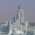 Ledo pilys ir skulptūros parengtos kasmetiniam festivaliui Kinijoje