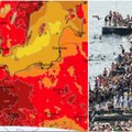 Europoje – visų laikų karščio rekordai: ragina atidėti keliones, paskelbtas raudonasis grėsmės lygis