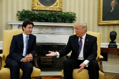 Donaldas Trumpas ir Justinas Trudeau susitikime Vašingtone (JAV) / 2017 m. vasario 13 d.