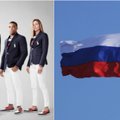 Amerikiečiai suglumę: kodėl mūsų olimpiečius aprengė Rusijos vėliava?