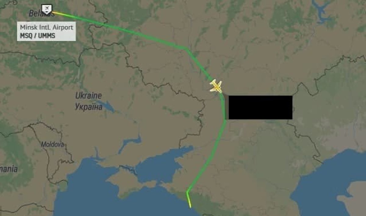Ukraina neįsileido Lukašenkos lėktuvo