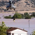 Graikijos premjeras pažadėjo vyriausybės paramą potvynių paveiktiems regionams