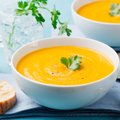 Trinta patisonų ir morkų sriuba
