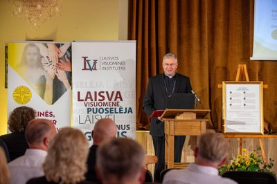 Kauno arkivyskupas metropolitas dr. Kęstutis Kėvalas / nuotr. aut. Juozas Kamenskas