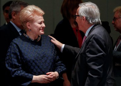Dalia Grybauskaitė, Jeanas Claude'as Junckeris