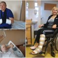 Šiaulių Ortopedijos-traumatologijos centro pacientai papasakojo apie tai, kaip patyrė traumas