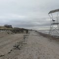 Audros apgadino Baltijos krantus: paaiškėjo, kurie paplūdimiai nukentėjo labiausiai