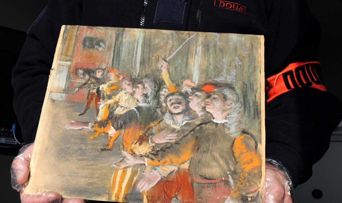 Rastas dingęs Edgaro Degas paveikslas