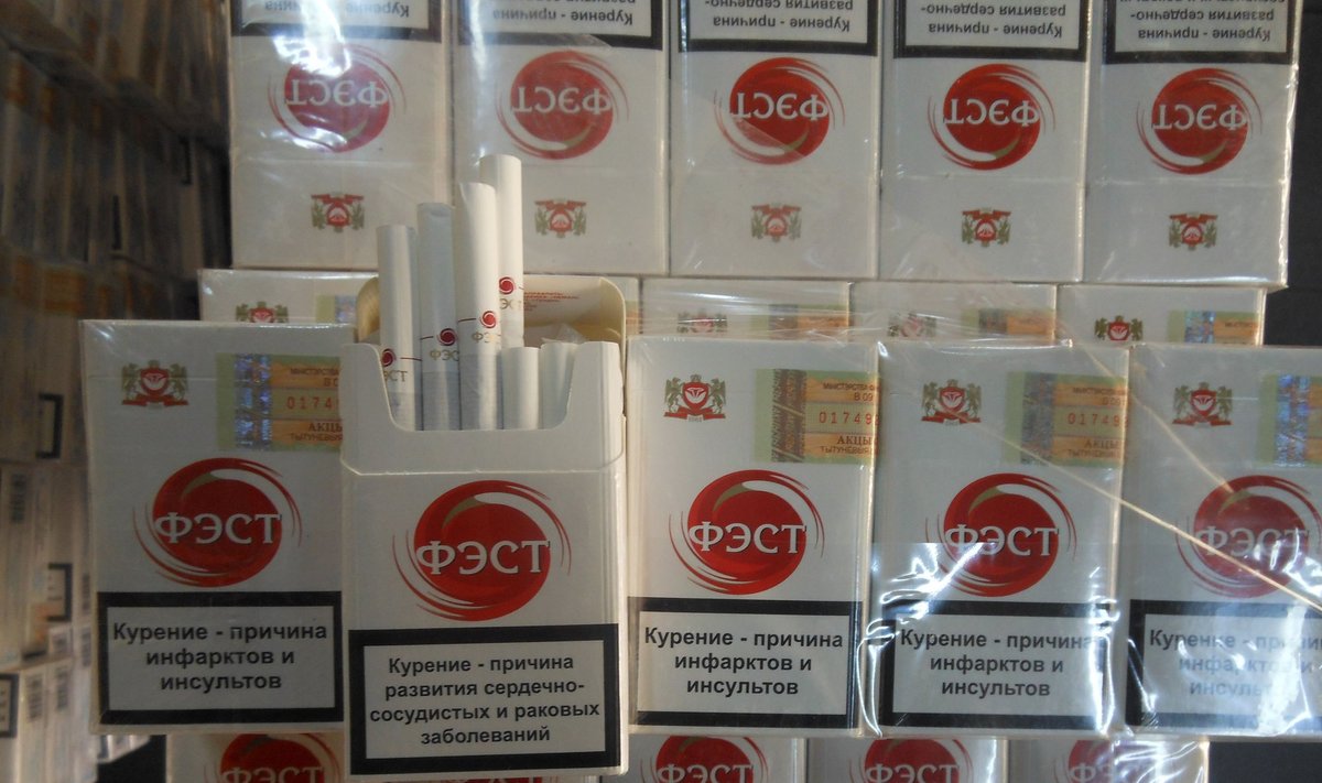 Zarasuose sulaikytas kontrabandinių cigarečių krovinys