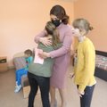 Diana Nausėdienė susitiko su Ukrainos vaikais ir visaginiečiais: ypač svarbu užtikrinti tinkamas švietimo paslaugas