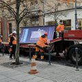Verslininkai teigia, kad Vilniaus miesto savivaldybė neteisėtai griauna lauko reklamos stendus