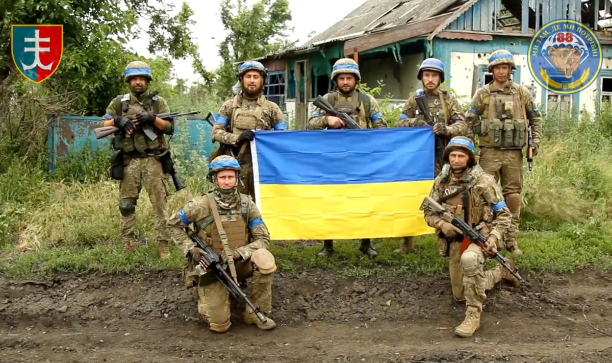 Išlaisvinta Ukrainos gyvenvietė