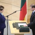 Skvernelis sworn in as Lithuania's interior minister
