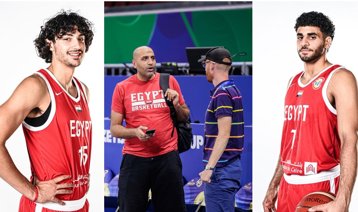 (iš kairės)  Patrickas Gardneris, Waelis Badras, Adamas Moussa (Foto: FIBA)