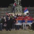 Serbai gatvėse šventė savo šalies sportininkų pasiekimus