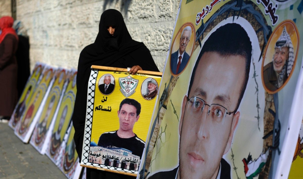 Palestinietė reikalauja išlaisvinti Mohammedą al-Qiqą 