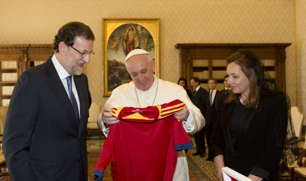Mariano Rajoy ir popiežius Pranciškus