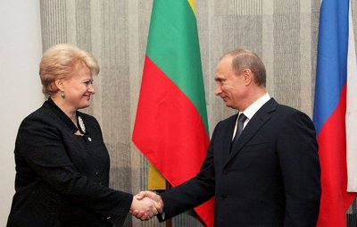 D. Grybauskaitė ir V. Putinas