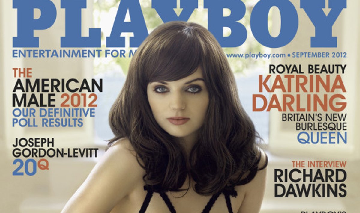 Katrina Darling ant "Playboy" viršelio
