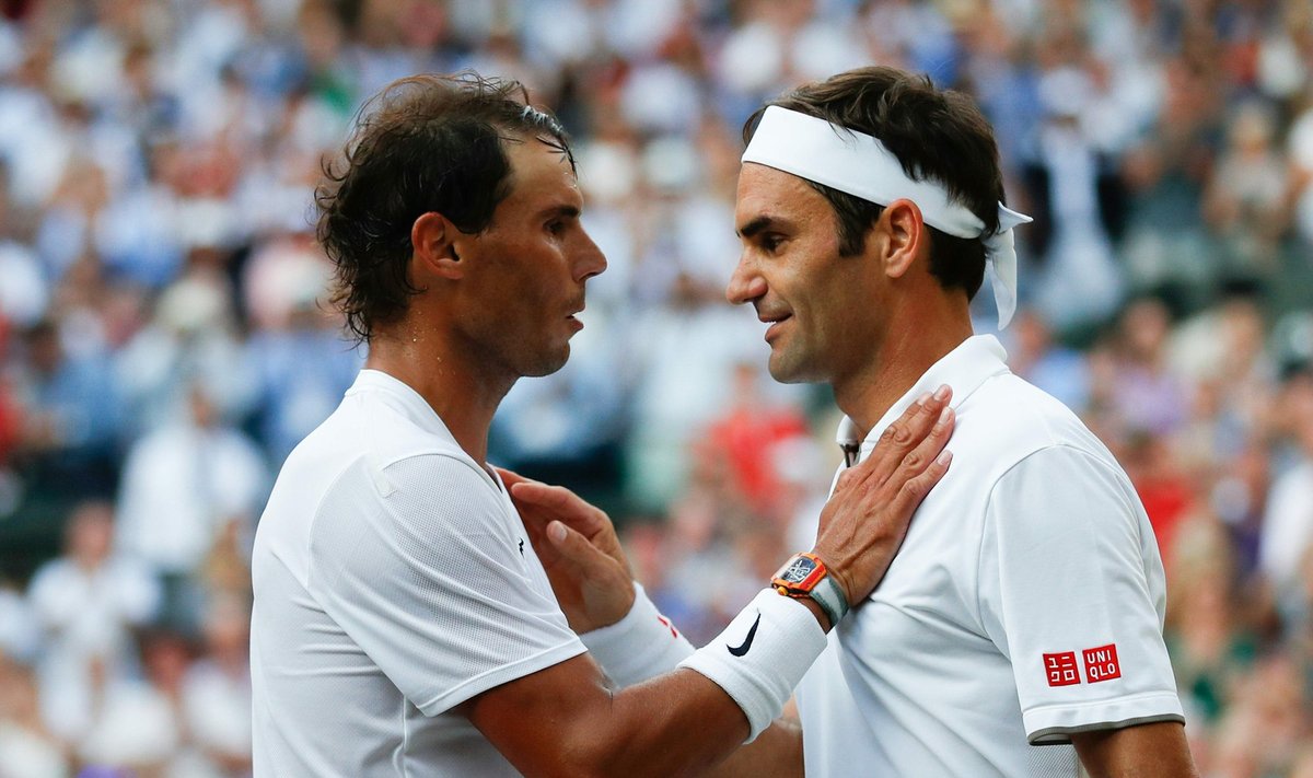 Rogeris Federeris (dešinėje), Rafaelis Nadalis