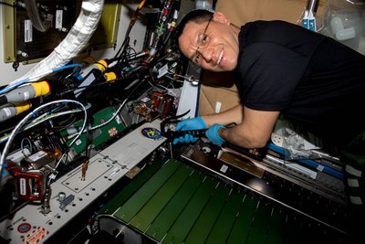  Frank Rubio Tarptautinėje kosminėje stotyje.
