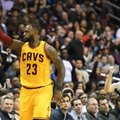 NBA naktis: L. Jameso stebuklas padėjo nutraukti „Wizards“ seriją, „Heat“ laimėjo 11-ą kartą iš eilės