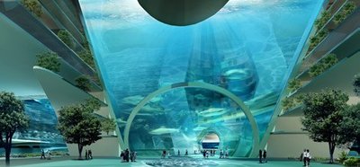 Plaukiojantis ateities miestas