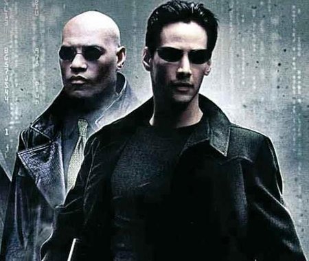 Kadras iš filmo Matrix