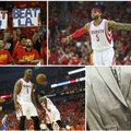 „Rockets“ su kostiumą apsivilkusiu D. Motiejūnu – NBA Vakarų konferencijos finale!