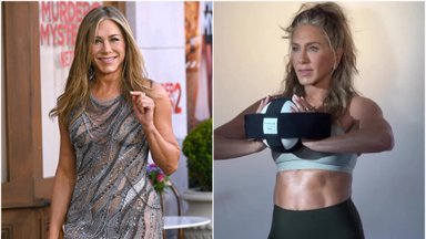 54-erių Jennifer Aniston dailių kūno linijų pasiekė nauja treniruočių technika – mažiau streso kūnui, o poveikis ilgalaikis