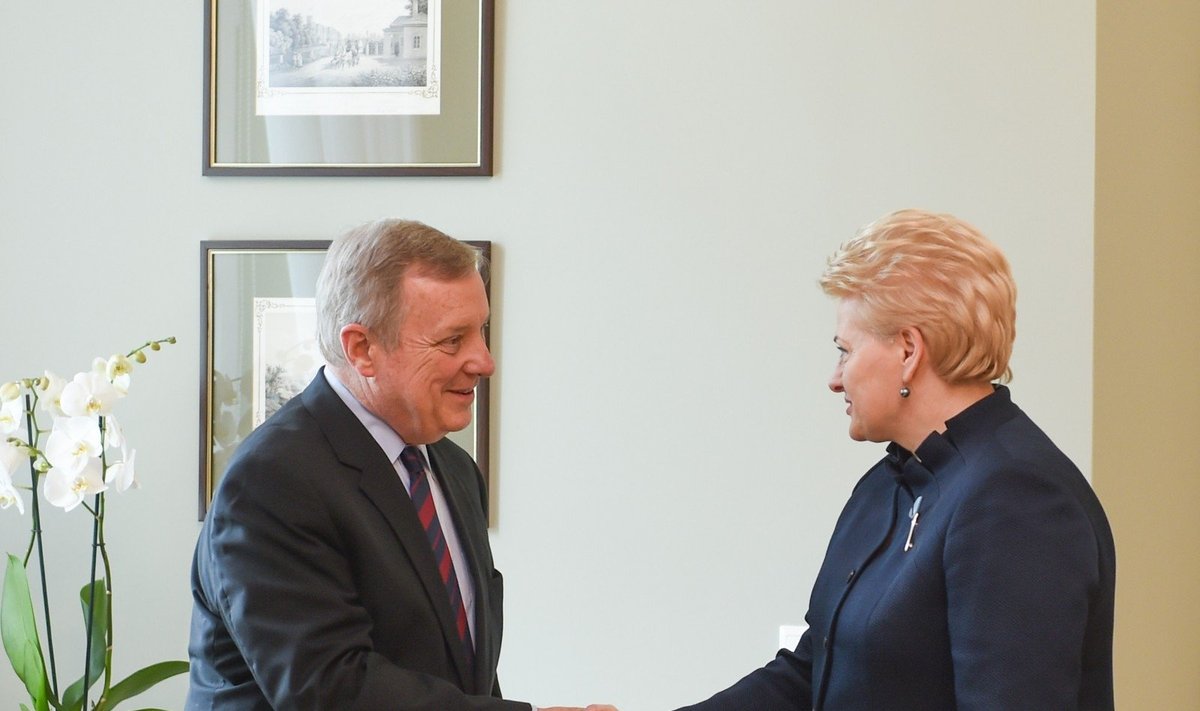 Richardas Durbinas ir Dalia Grybauskaitė