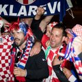 Audringa naktis Kaliningrade: priešą nuvertę kroatai degino nebe aikštę, o miesto barus