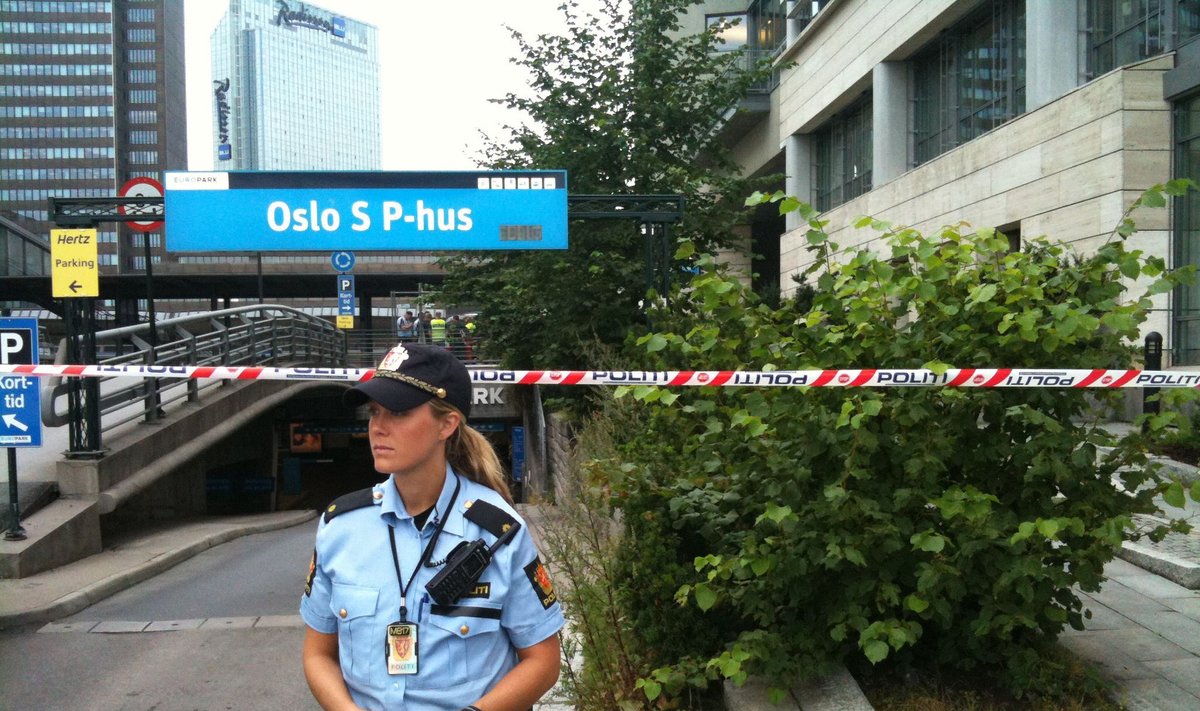 Oslo traukinių stotis iš dalies evakuota dėl įtartino krepšio