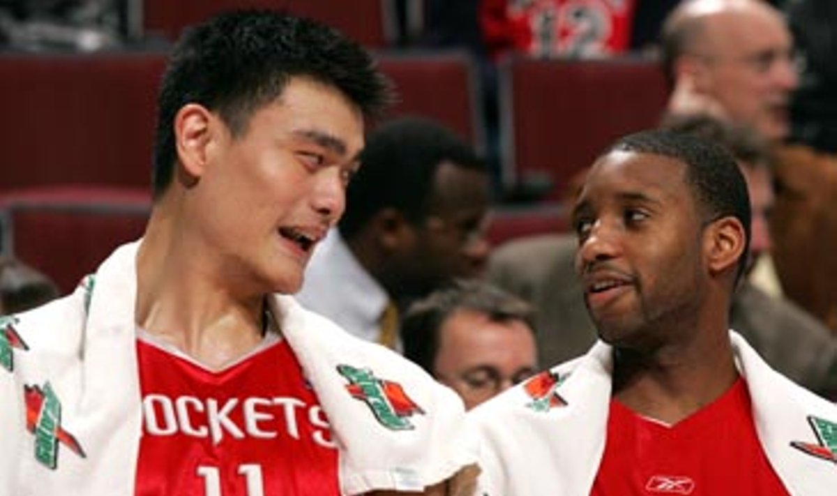 Yao Mingas ir Tracy McGrady ("Rockets")