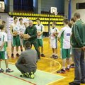 Lietuvos krepšinio talentams – J. Kazlausko, S. Štombergo ir Š. Sakalausko patarimai