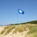 Palangos Birutės parko paplūdimyje vėl plevėsuos Mėlynoji vėliava