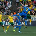 Lietuvos rinktinės futbolininkai: ukrainiečiai buvo visa galva aukštesni