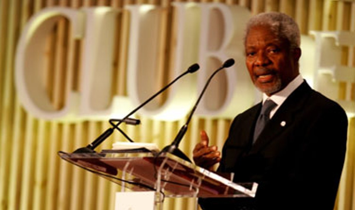 Jungtinių Tautų  generalinis sekretorius Kofi Annanas