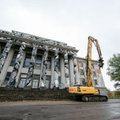 В Вильнюсе начаты работы по сносу Дворца профсоюзов