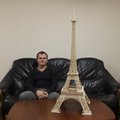 Eifelio bokštą iš pagaliukų pastatęs Aurimas: buvau lyg apsėstas