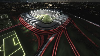 Nacionalinio stadiono vizualizacija