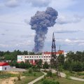 Sprogimo Rusijos sprogmenų gamykloje banga išdaužė per 1100 langų