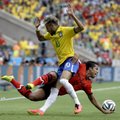 Pasaulio futbolo čempionato šeimininkę Braziliją pristabdė meksikiečiai