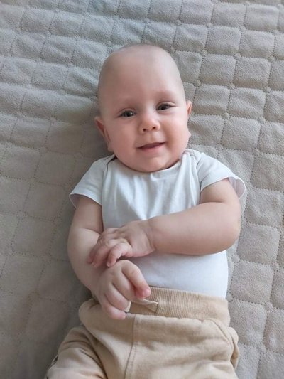 Ramintos sūnelis Jonas.