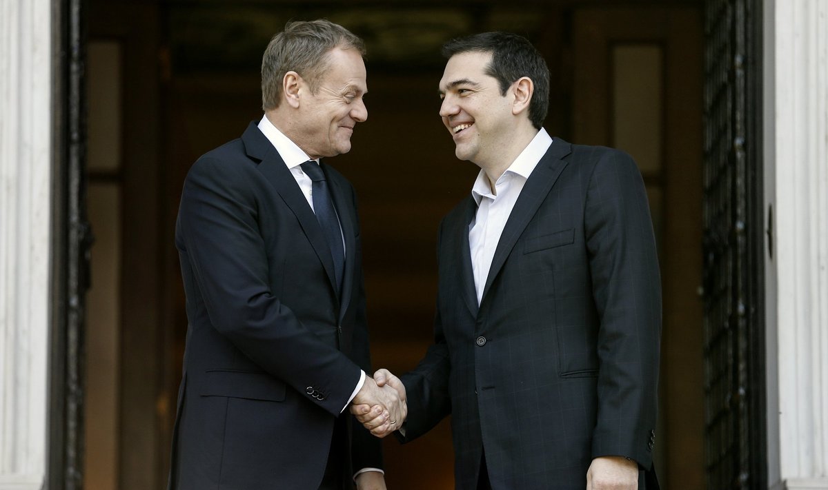Donaldas Tuskas, Alexis Tsipras 