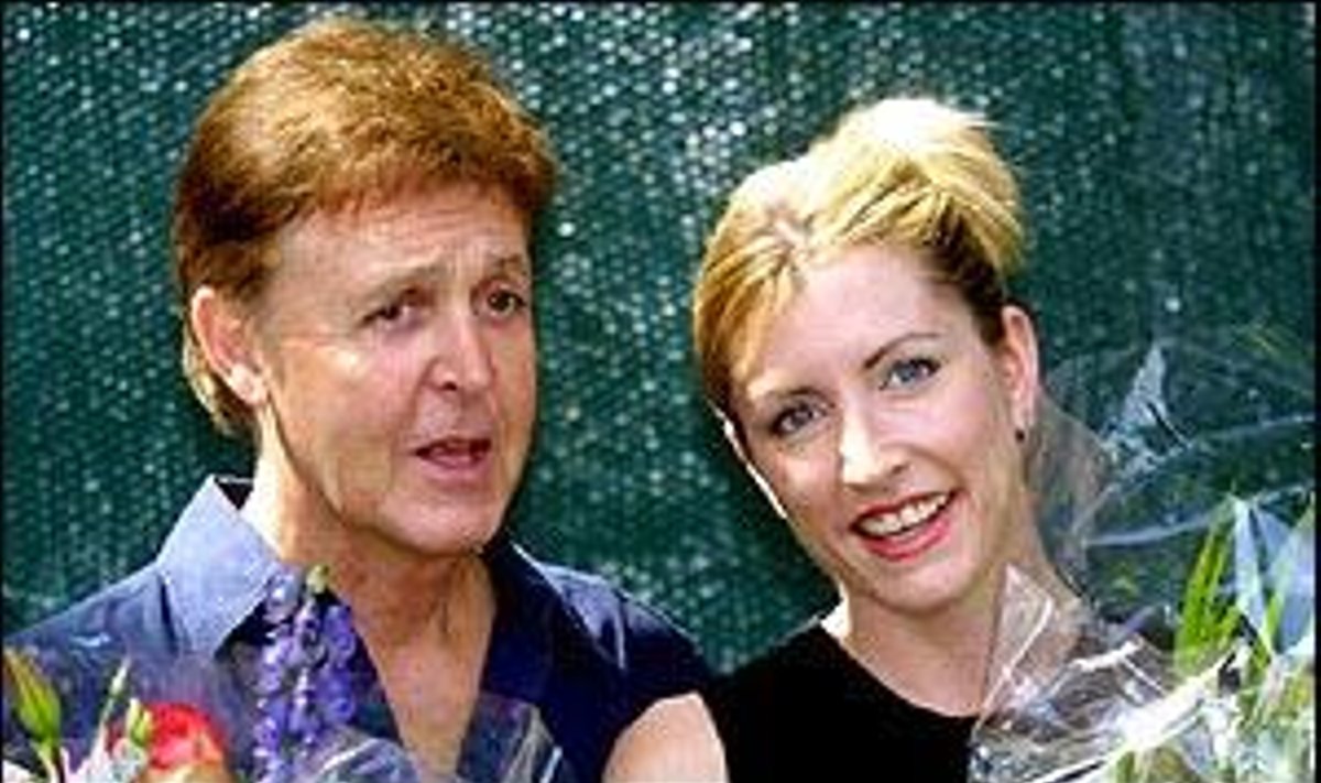 Paul McCartney ir Heather Mills