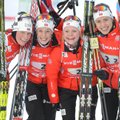 Antrasis pasaulio biatlono taurės etapas Austrijoje baigėsi norvegių pergale estafetėje