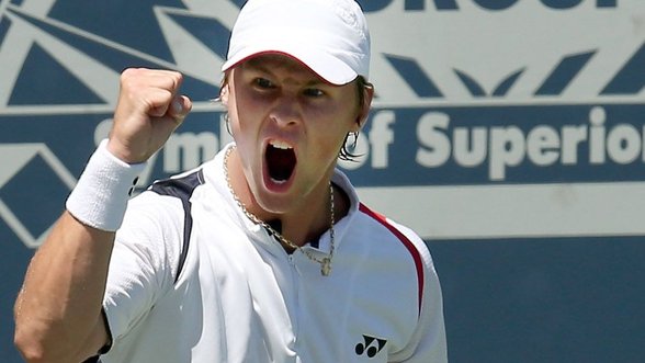 Karjeros pergalė: R.Berankis ATP turnyre Hjustone pranoko buvusią antrą pasaulio raketę