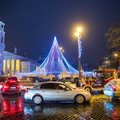 В новогоднюю ночь в Вильнюсе временно будет ограничено движение транспорта